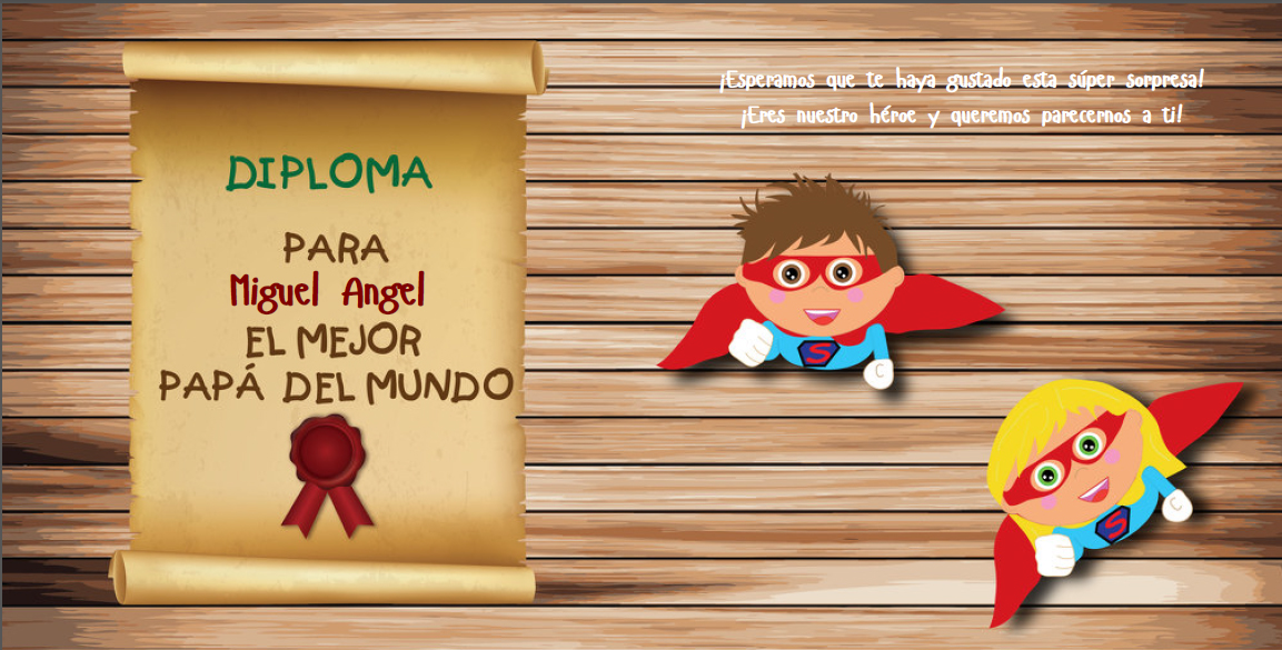 Libros personalizados para papás - ¡Cuánto quiero a mi papá!